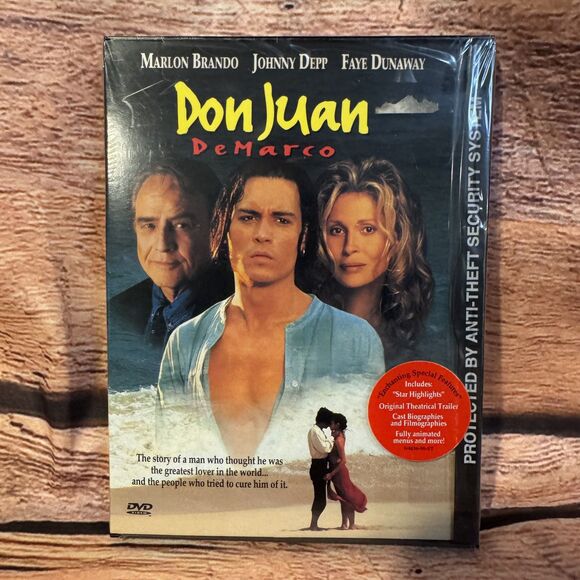 Other - Don Juan DeMarco DVD Johnny Depp Marlon Brando Faye Dunaway Special Edition NEW